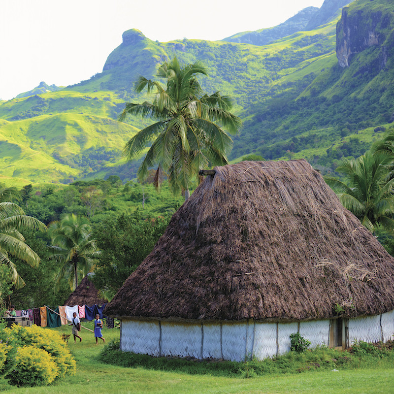 Fijian bures - Bures at Navala village, Fiji